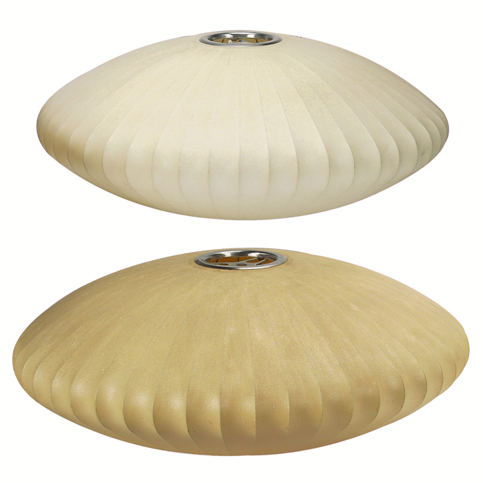 Appraisal: Nelson Bubble lamps two saucer form