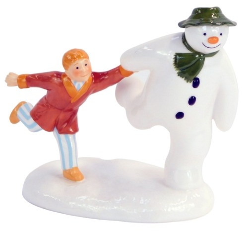 Appraisal: A Coalport Characters The Snowman figure group The Adventure Begins