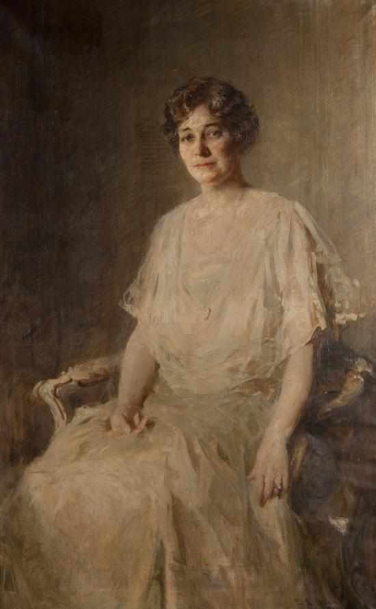 Appraisal: Ernest Ludvig Ipsen American - Portrait of a Lady in