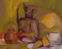 Appraisal: Frill Goulet French Contemporary Oil on canvas still life of