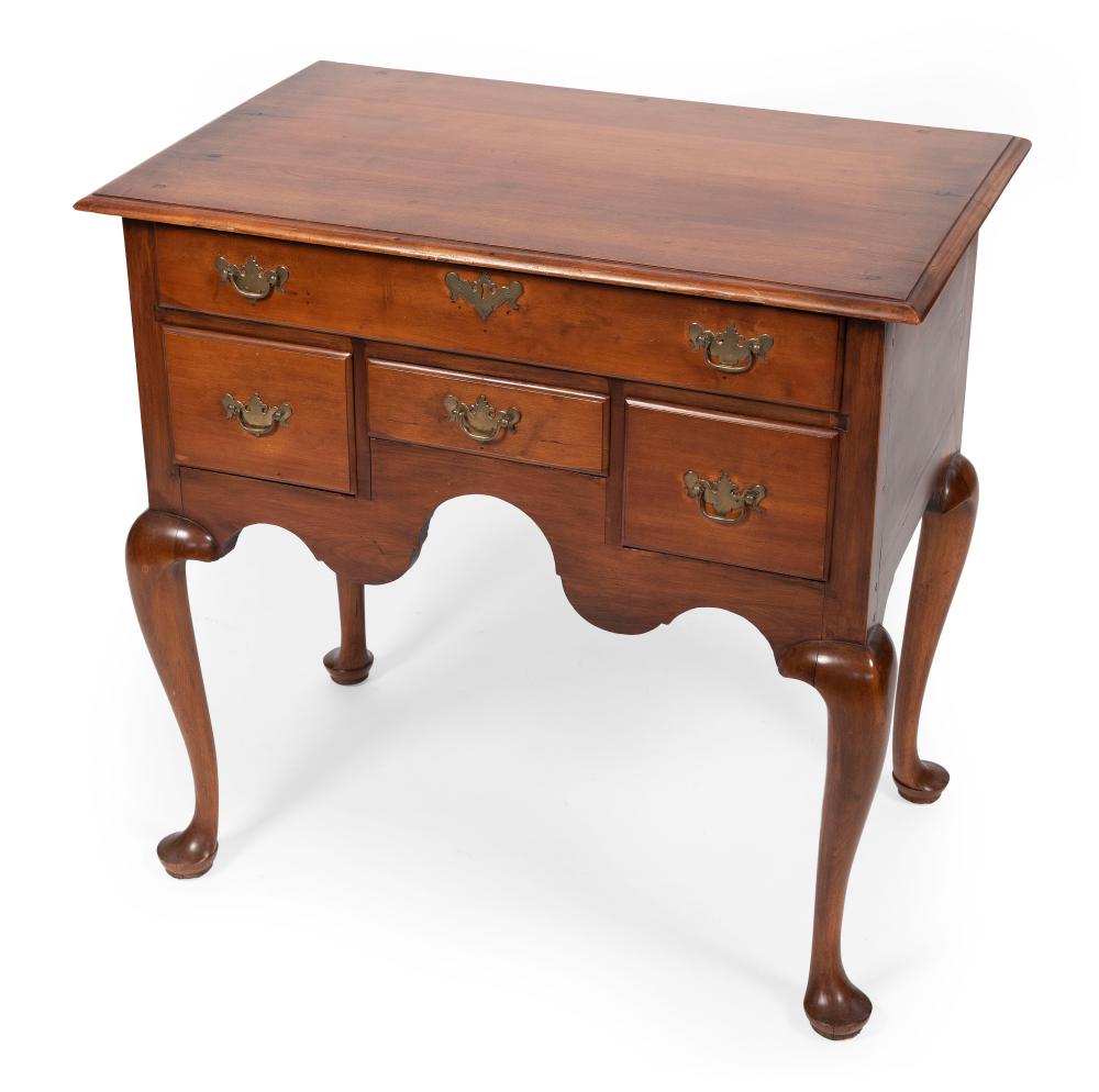 Appraisal: QUEEN ANNE DRESSING TABLE MID- TH CENTURY HEIGHT WIDTH DEPTH