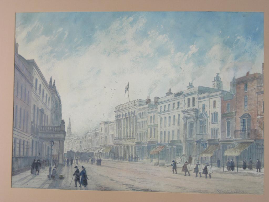 Appraisal: PAUL BRADDON 'Echoes of Old Birmingham ' signed with inscription