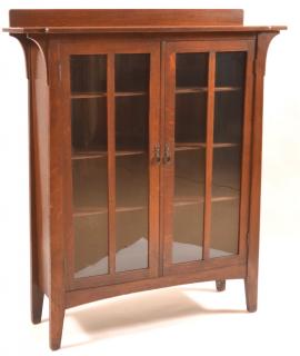 Appraisal: Limbert Arts Crafts Oak China Cabinet Limbert Arts and Crafts