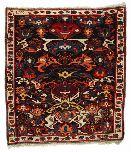 Appraisal: BIDJOV RUG Caucasus dated feet inches x feet inch Condition