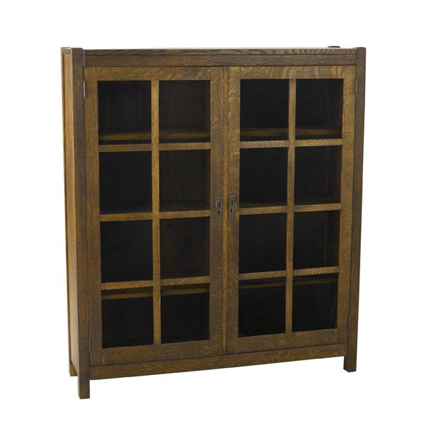 Appraisal: LIFETIME Double-door bookcase Unsigned x x