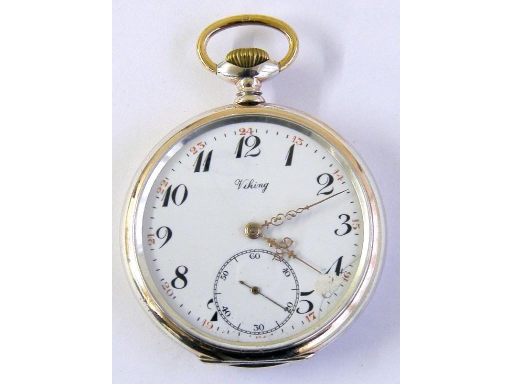 Appraisal: ct lever half hunter pocket watch movement no gm mm