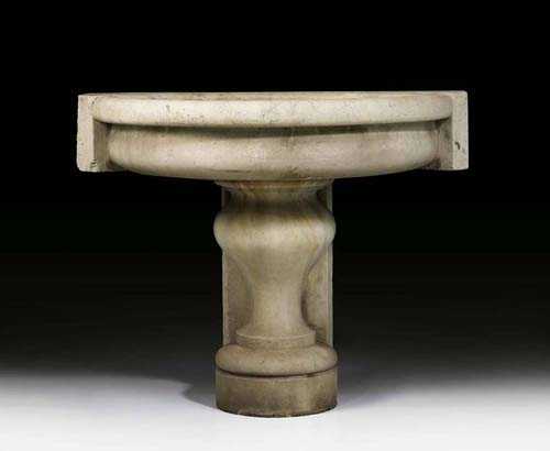 Appraisal: PAIR OF MARBLE BASINS late Baroque probably Italy th century