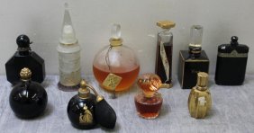 Appraisal: Vintage Perfume Bottle Lot Includes Caron Nuit de Noel Lanvin