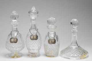 Appraisal: Waterford Crystal Decanters Waterford cut crystal decanters four in cluding