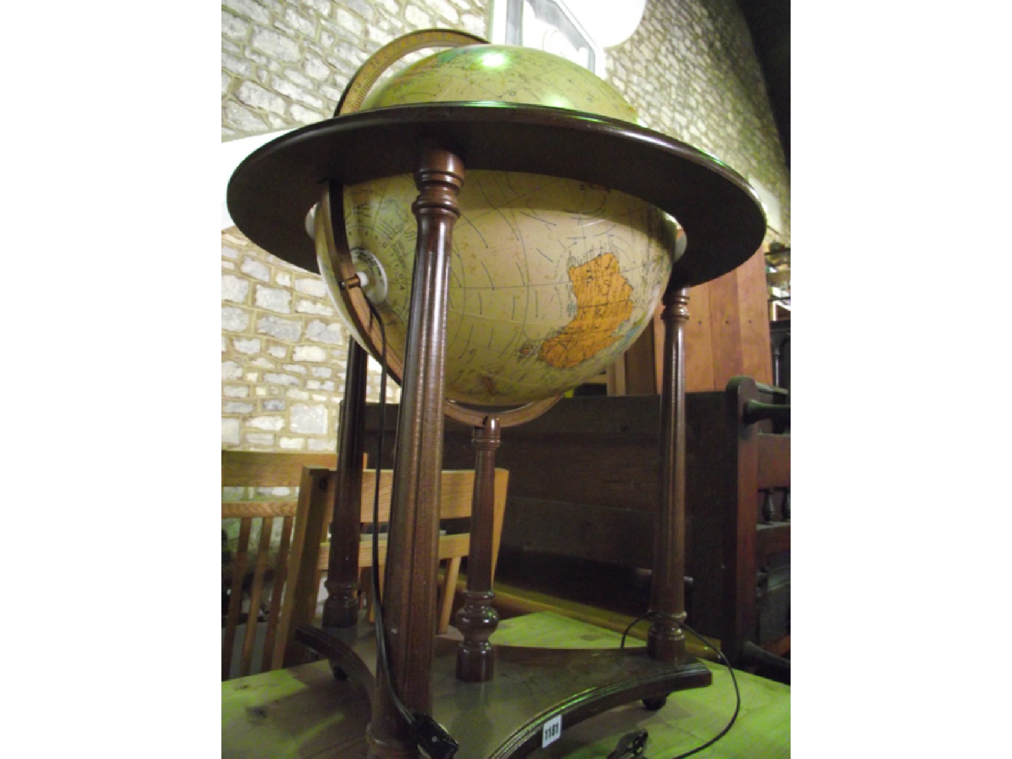 Appraisal: A inch diameter heirloom globe by Replogle Le Roy M