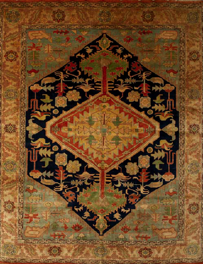 Appraisal: Persian Serapi Carpet ' x '