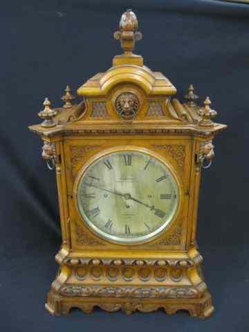 Appraisal: Webster English Oversized Bracket Clock day fine