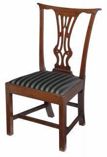 Appraisal: Southern Chippendale Walnut Side Chair Maryland or Virginia late th