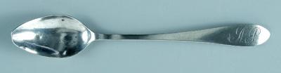 Appraisal: Vogler coin silver spoon handle with pointed end dove and