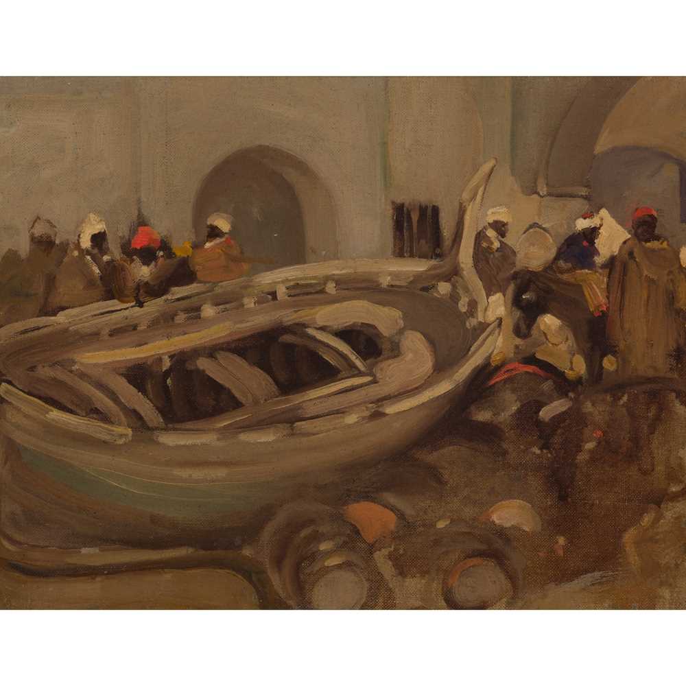 Appraisal: JOHN DUNCAN FERGUSSON R B A SCOTTISH - FISHING BOAT