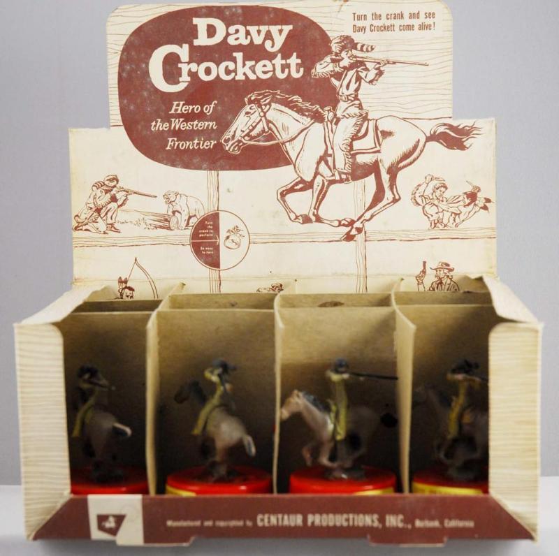 Appraisal: Original Store Display for Davy Crockett Toys Description Circa s