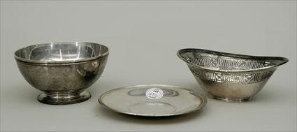 Appraisal: Tiffany Co Sterling Silver Pierced Oval Bowl Footed Bowl and