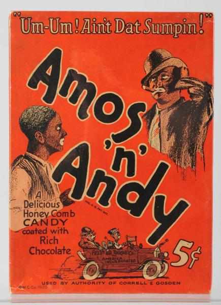 Appraisal: Amos 'N Andy Candy Box No damage Condition Excellent Size