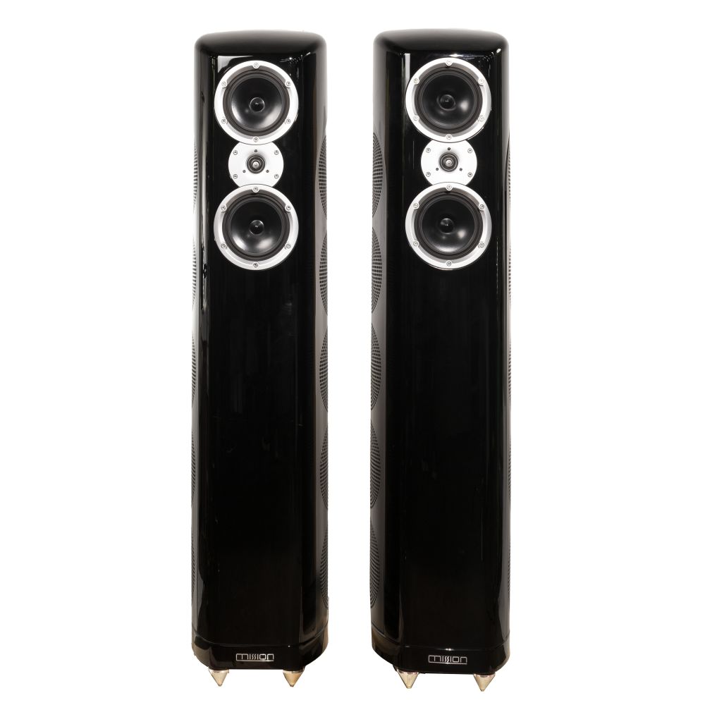 Appraisal: MISSION PILASTRO FLOOR SPEAKERS speakers having serial No P Granitech