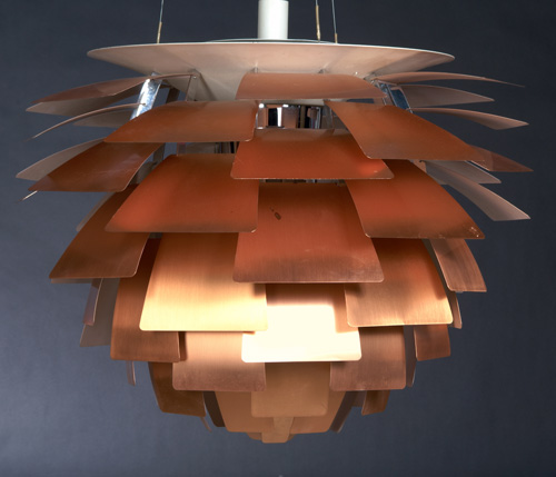 Appraisal: POUL HENNINGSEN LOUIS POULSEN Artichoke hanging fixture Louis Poulsen decal