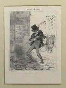 Appraisal: Honore Daumier six prints after Honore Daumier all signed in