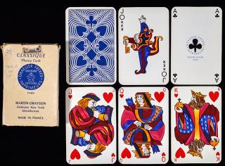 Appraisal: Draeger Fr res Classique Playing Cards Paris J OB Bottom