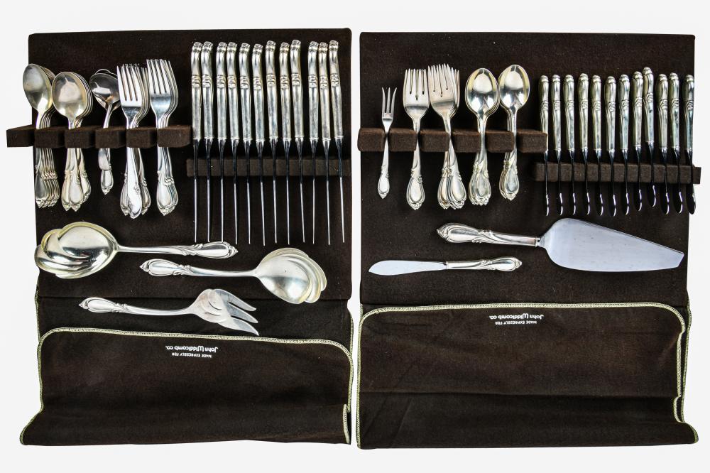 Appraisal: INTERNATIONAL STERLINGFLATWARE SERVICE Rhapsody pattern comprising hollow dinner knives inches