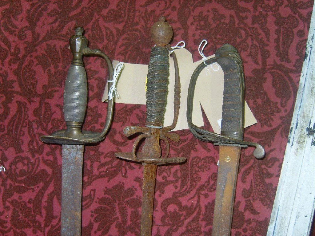 Appraisal: An Infantry Officers pattern sword together with an Infantry Officers