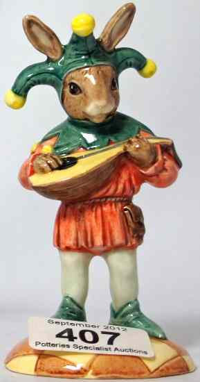 Appraisal: Royal Doulton Bunnykins figure Jester DB limited edition boxed with