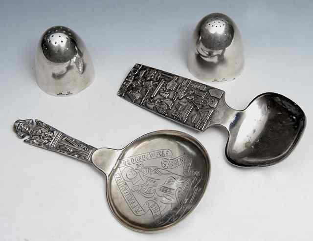 Appraisal: A Swedish Hallberg 'Sverige' spoon designed by Heinz Decker long