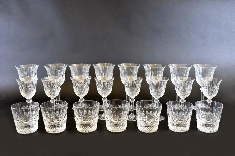 Appraisal: EXTENSIVE ST LOUIS CUT CRYSTAL STEMWARE SERVICE PIECESVERY FAINT MARKS