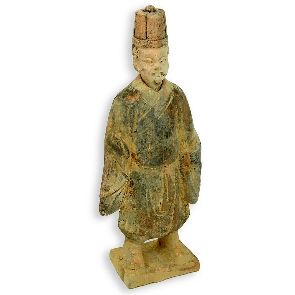 Appraisal: Chinese Early Ming - AD Pottery Figure Chinese Early Ming