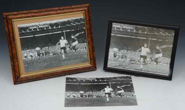 Appraisal: AUTOGRAPHS GEOFF HURST - signed photograph 'To Ronnie Best Wishes