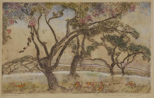 Appraisal: NELL DANELY BROOKER MAYHEW American - Apple Blossom Time New