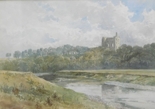 Appraisal: Peter Petersen-Toft - Mareham Castle watercolour signed and dated with