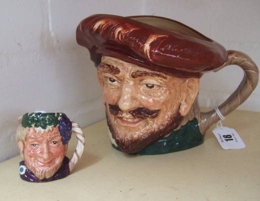 Appraisal: A Royal Doulton 'Drake' character jug together with two others