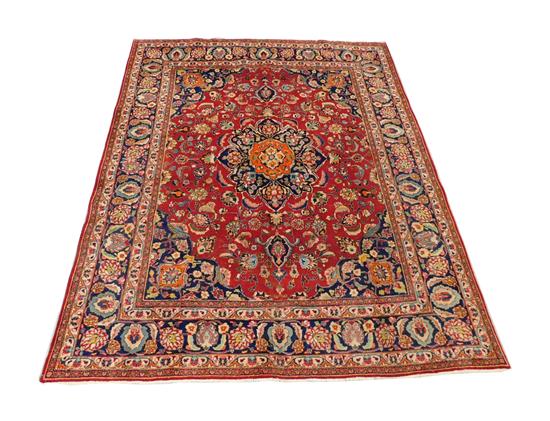 Appraisal: RUG Semi-antique Persian Mashed ' x ' room size carpet