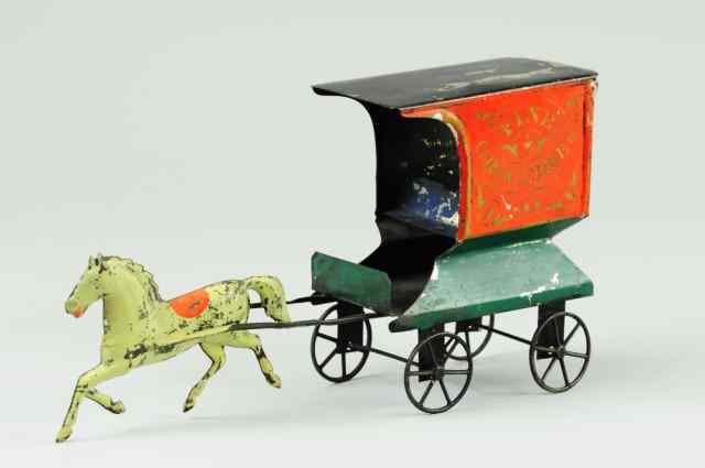 Appraisal: FINE GROCERIES WAGON Fallows Philadelphia c hand painted early American