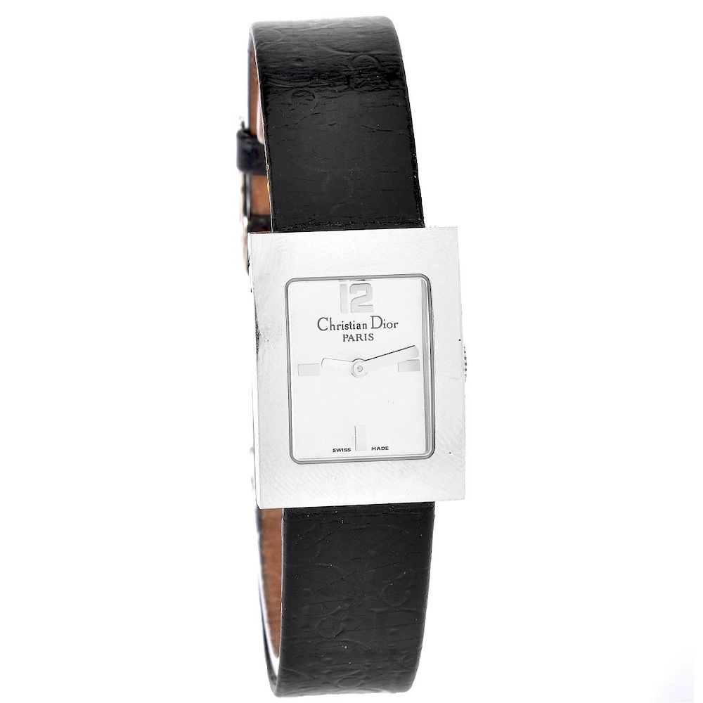 Appraisal: Christian Dior Watch Christian Dior Watch Model D - Silver