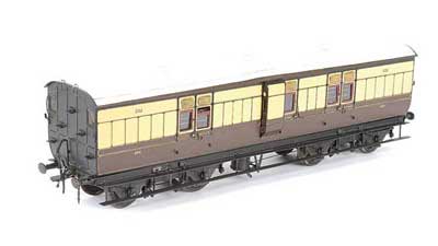 Appraisal: Kitbuilt O Gauge -wheeled GWR Luggage Van No Superbly constructed