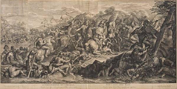 Appraisal: Girard Audran French - after Charles le Brun La Vertu