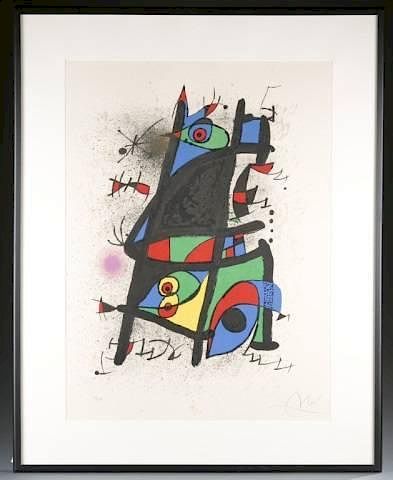 Appraisal: La Gestation des couleurs M Miro Miro Joan Spain -