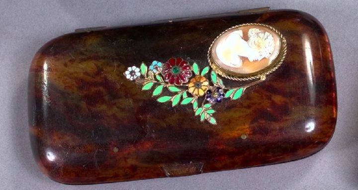 Appraisal: Italian Tortoiseshell Lady's Cigarette Case first quarter th century the