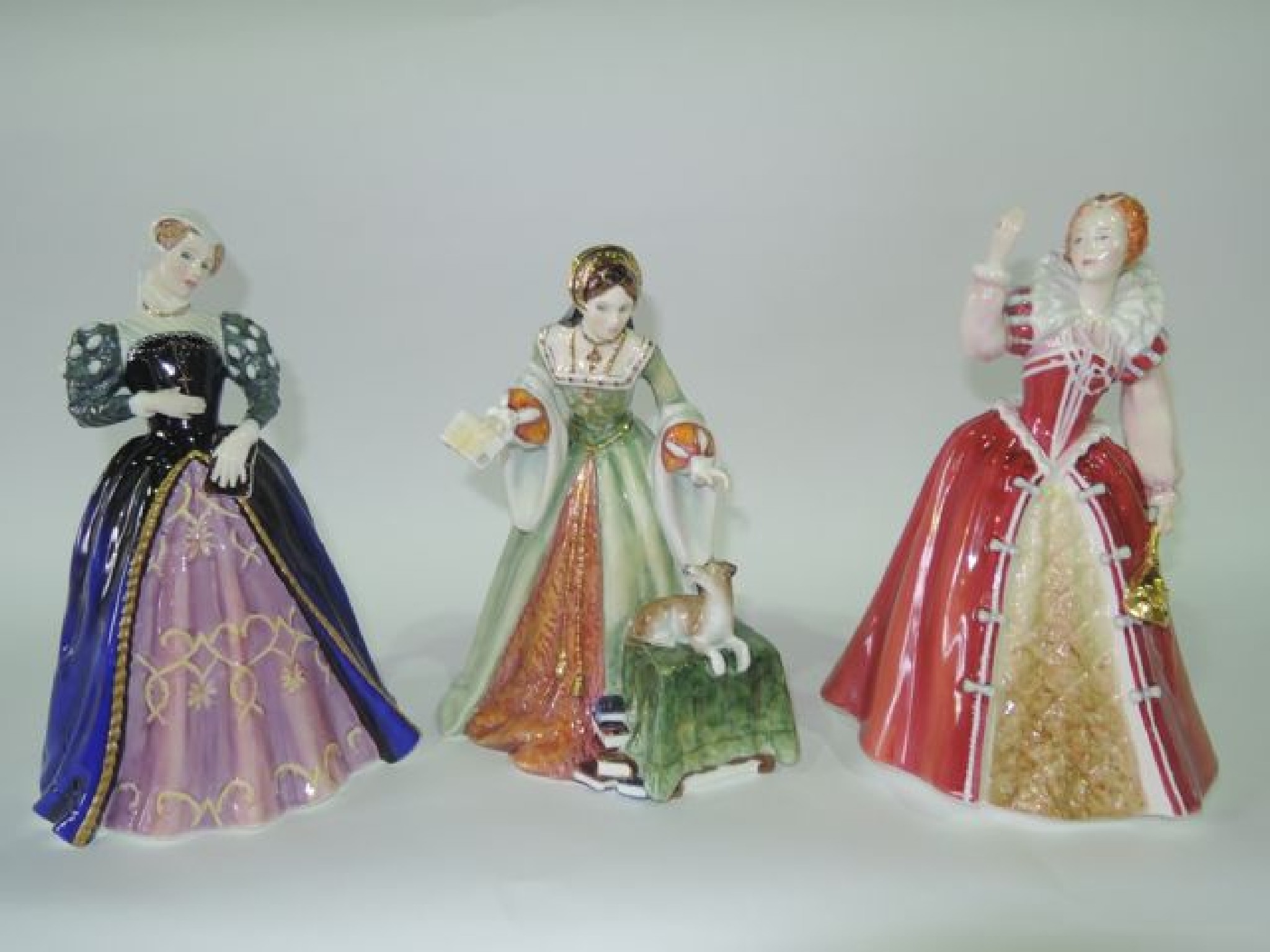 Appraisal: A collection of three Royal Doulton limited edition figures of