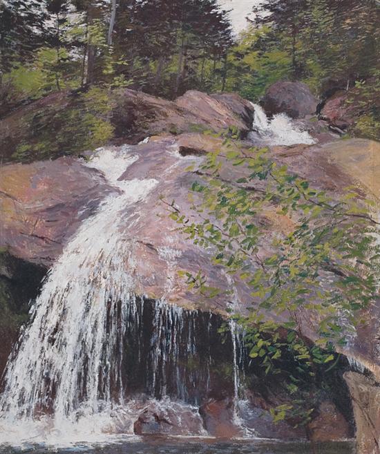 Appraisal: LEON FOSTER JONES American - The Flume Franconia Notch NH