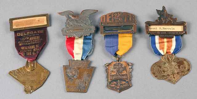 Appraisal: Veterans of Foreign Wars Badges is Department of Pa is