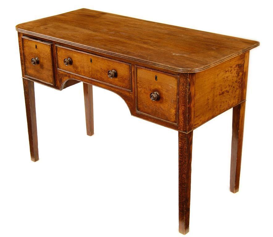 Appraisal: An early th century plane wood dressing table