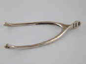 Appraisal: A pair of Asprey silver wishbone sugar tongs marked ASPREY