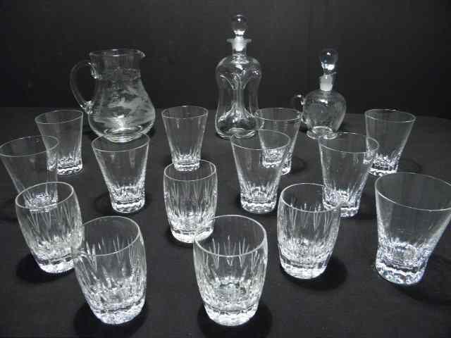 Appraisal: Lot of assorted cut crystal and glassware Includes total pieces