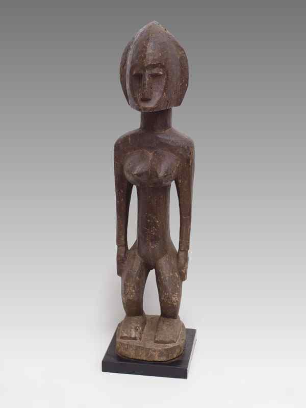 Appraisal: CARVED AFRICAN LEGA ANCESTOR FIGURE DEMOCRATIC REPUBLIC OF CONGO ''